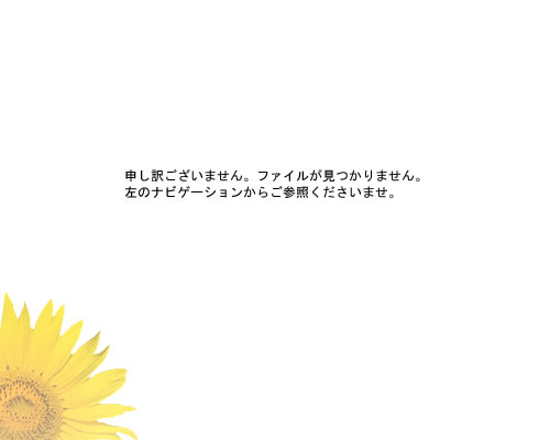 ファイルが見つかりません